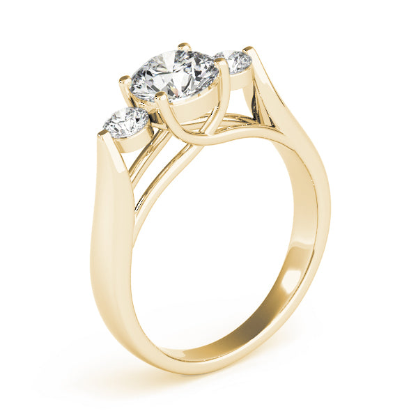 3-Stone Trellis Engagement Ring