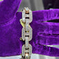 10k rose gold 20ctw Gucci Link Diamond Bracelet