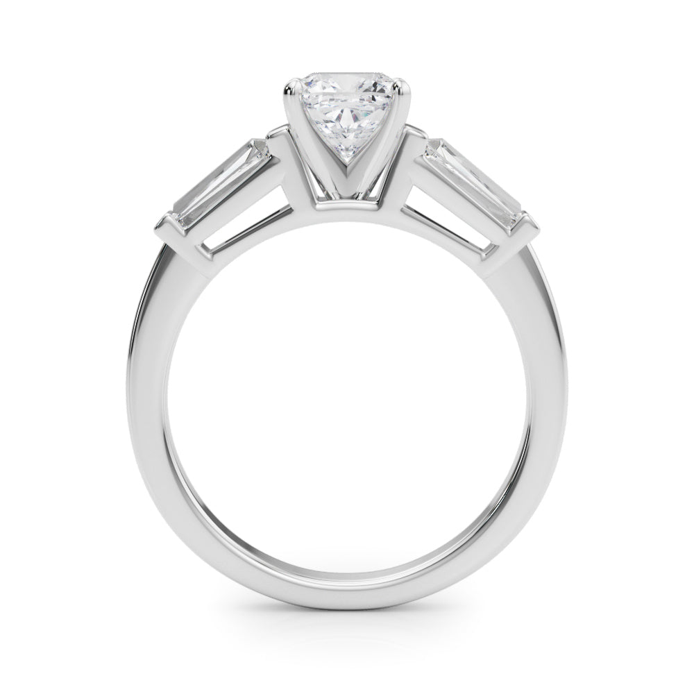 Baguette 3-Stone Engagement Ring