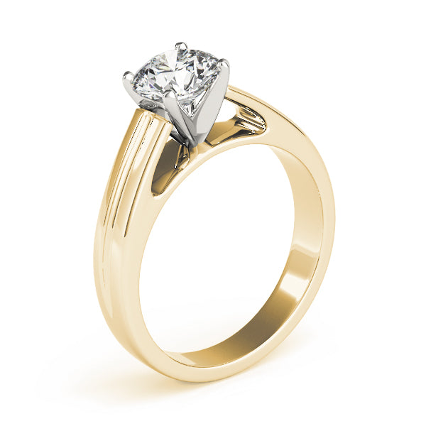 Cathedral Solitaire Engagement Ring