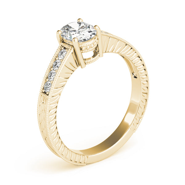 ENGAGEMENT RINGS SINGLE ROW PRONG