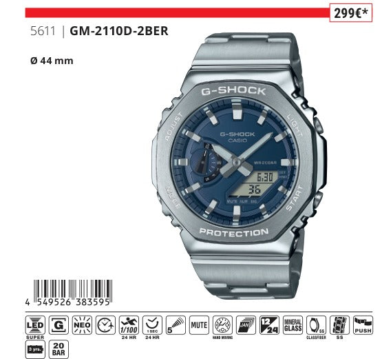 Casio G-Shock GM-2110D-2B