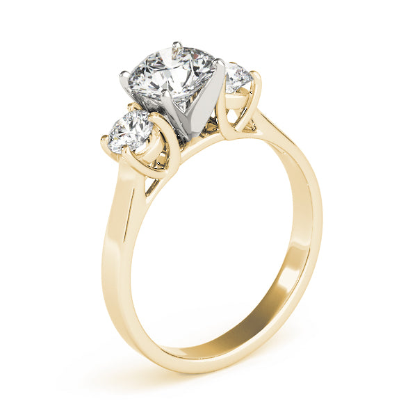 3-Stone Round Engagement Ring