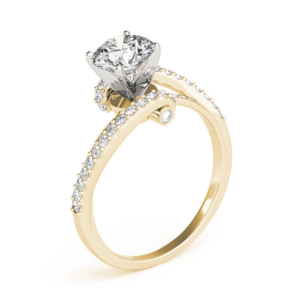 Bypass Split Shank Engagement Rings