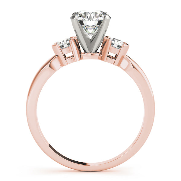 ENGAGEMENT RINGS 3 STONE ROUND