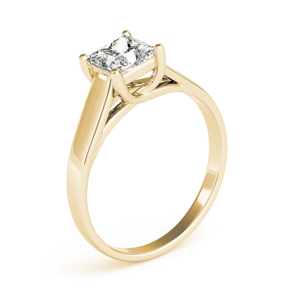 Trellis Princess Cut Solitaire Engagement Ring