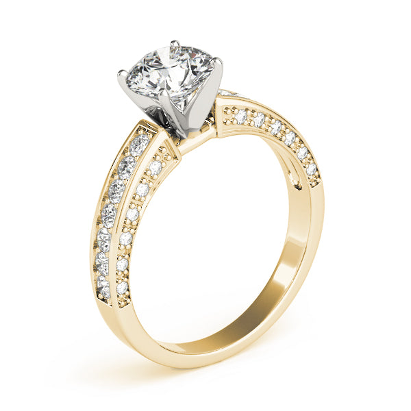 ENGAGEMENT RINGS SINGLE ROW PRONG
