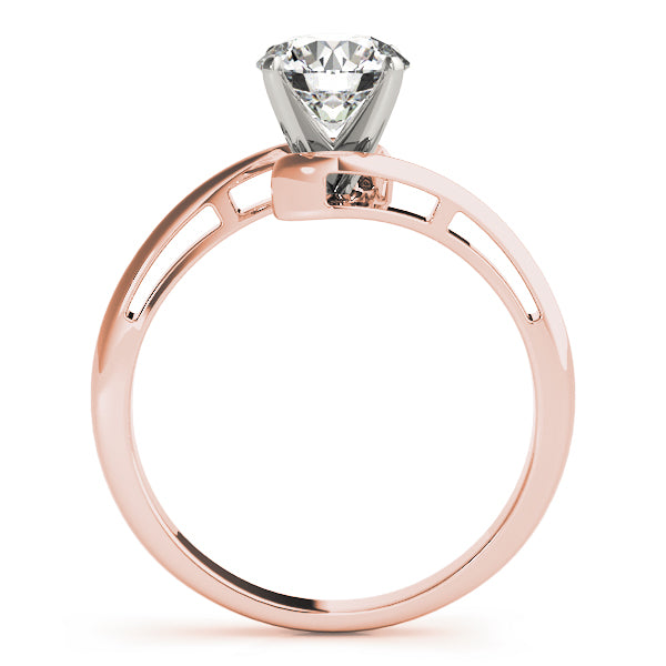 Bypass Solitaire Engagement Ring