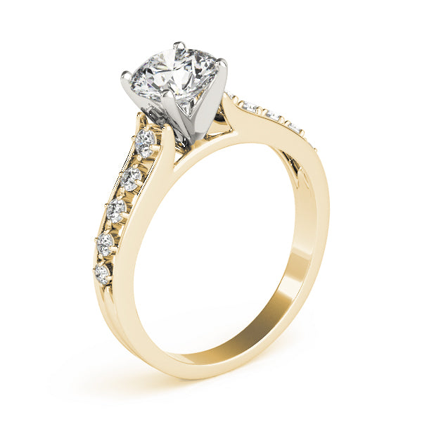 ENGAGEMENT RINGS SINGLE ROW PRONG
