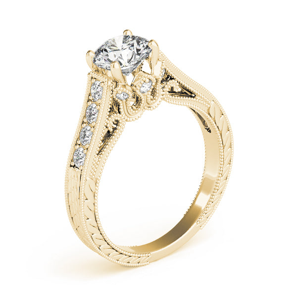 ENGAGEMENT RINGS SINGLE ROW PRONG