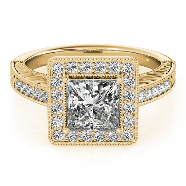 ENGAGEMENT RINGS HALO SQUARE & CUS