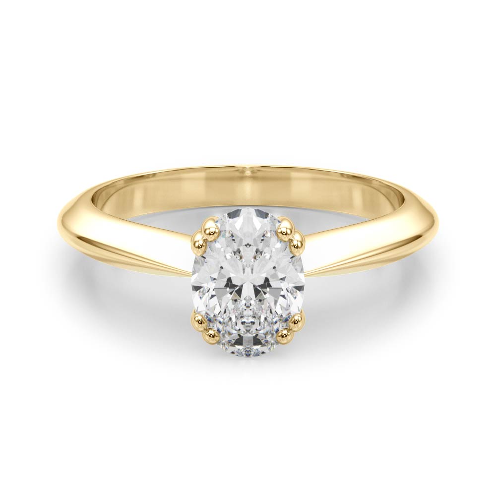 DOUBLE PRONG OV ENGAGEMENT RING