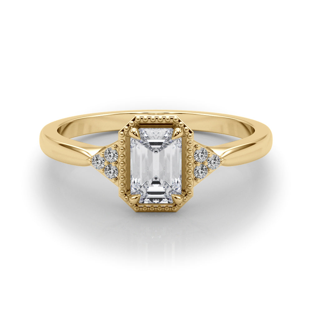 Emerald Cut Engagement Ring