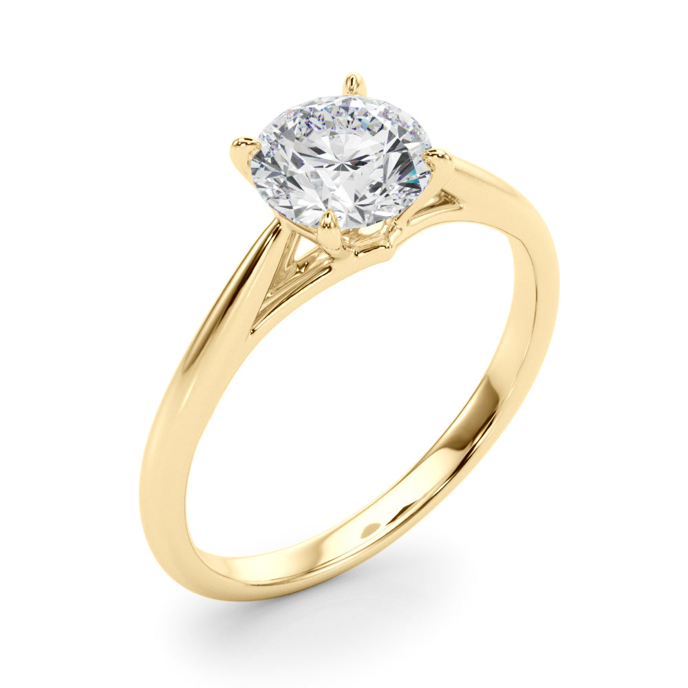 Solitaire Round Engagement Ring