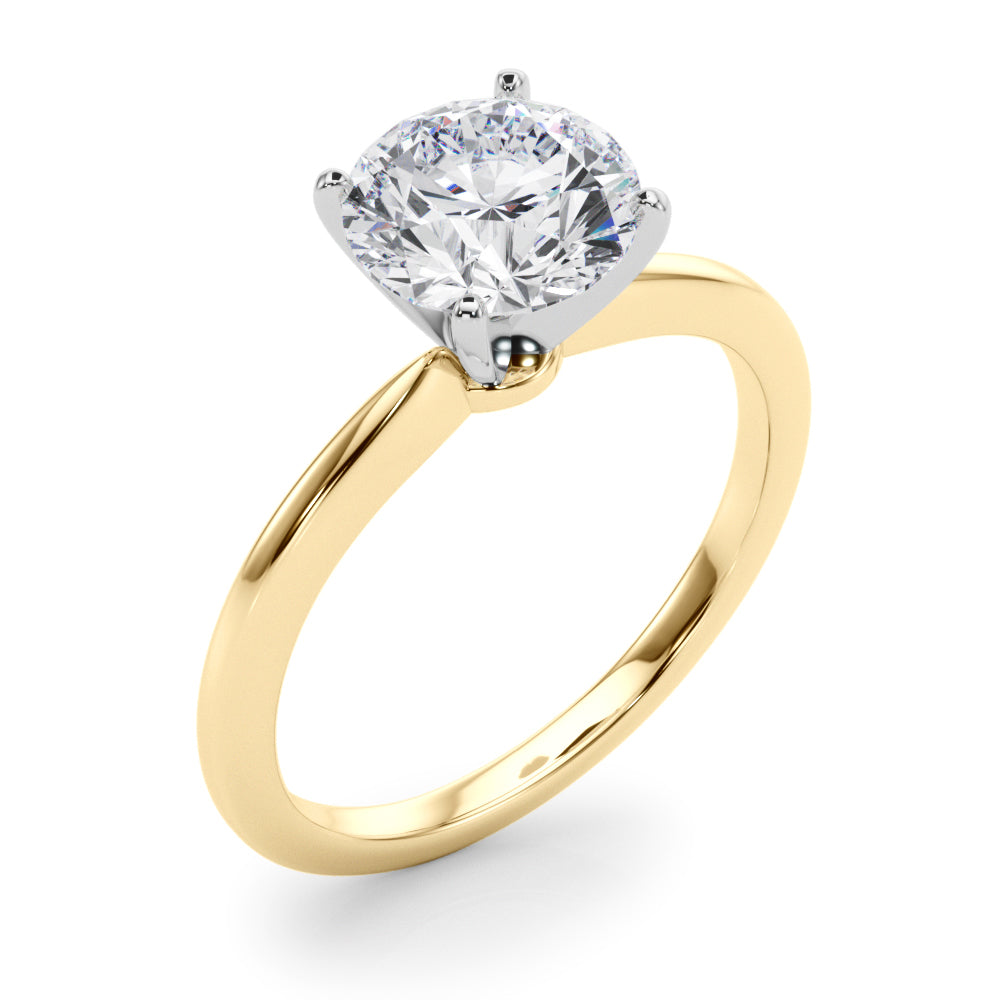 Classic Peg Head Engagement Ring