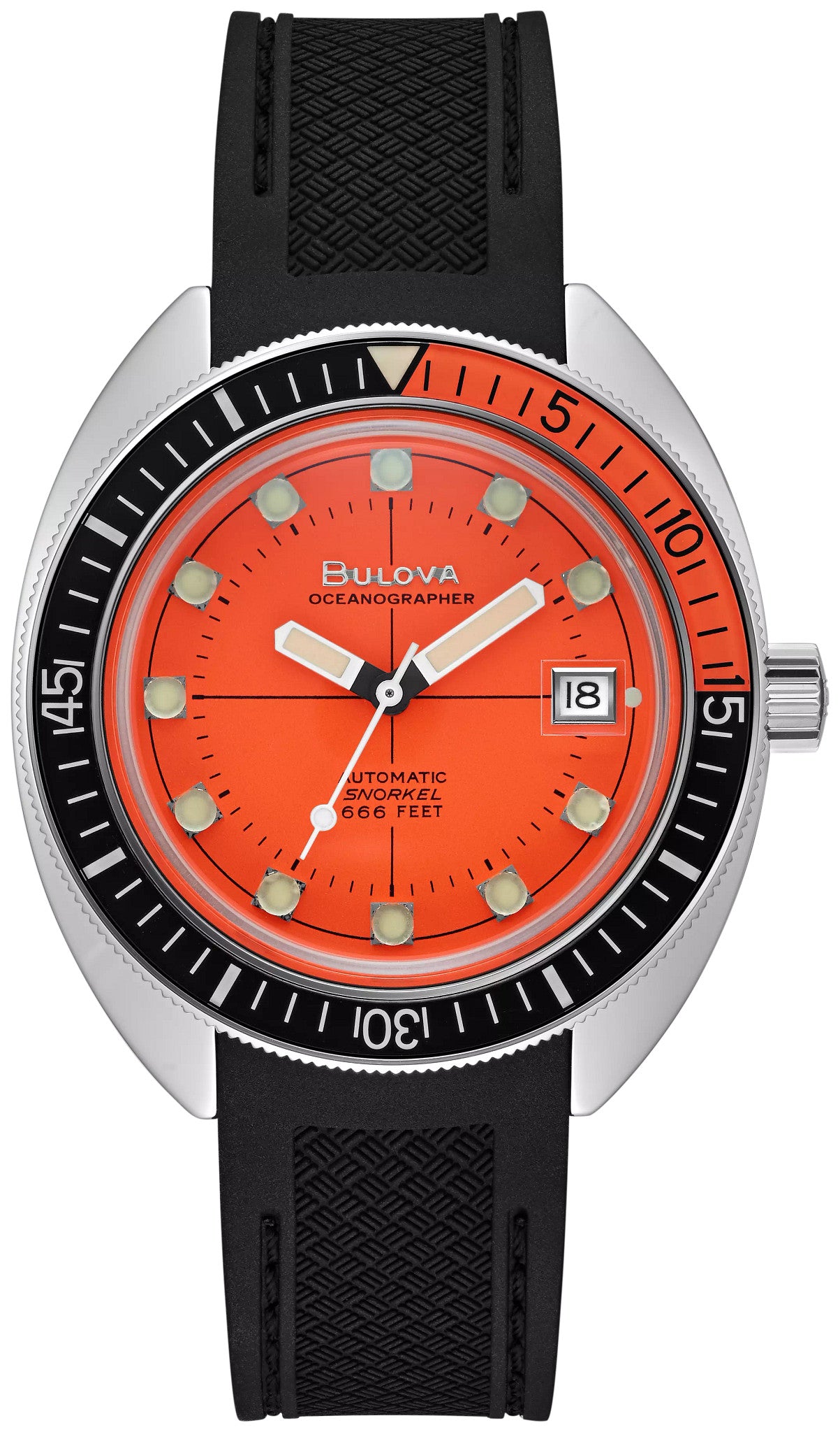 Bulova Oceanographer 96B350, dial stainless steel, Mens