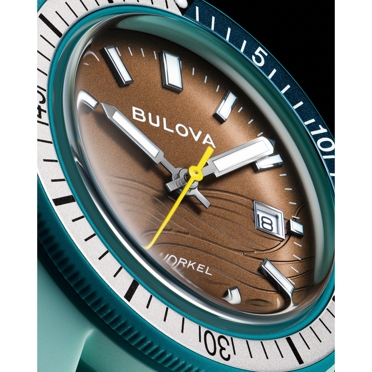 Bulova Oceanographer 98B446, 41mm brown dial hybrid-ceramic, Mens