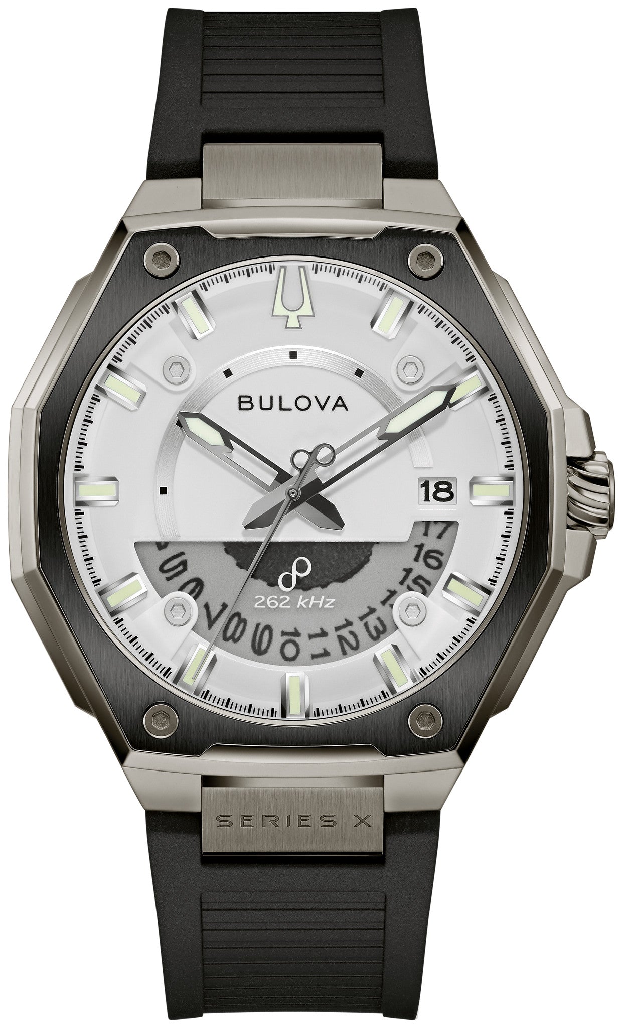 Bulova Series X 98B457, dial stainless steel, Mens
