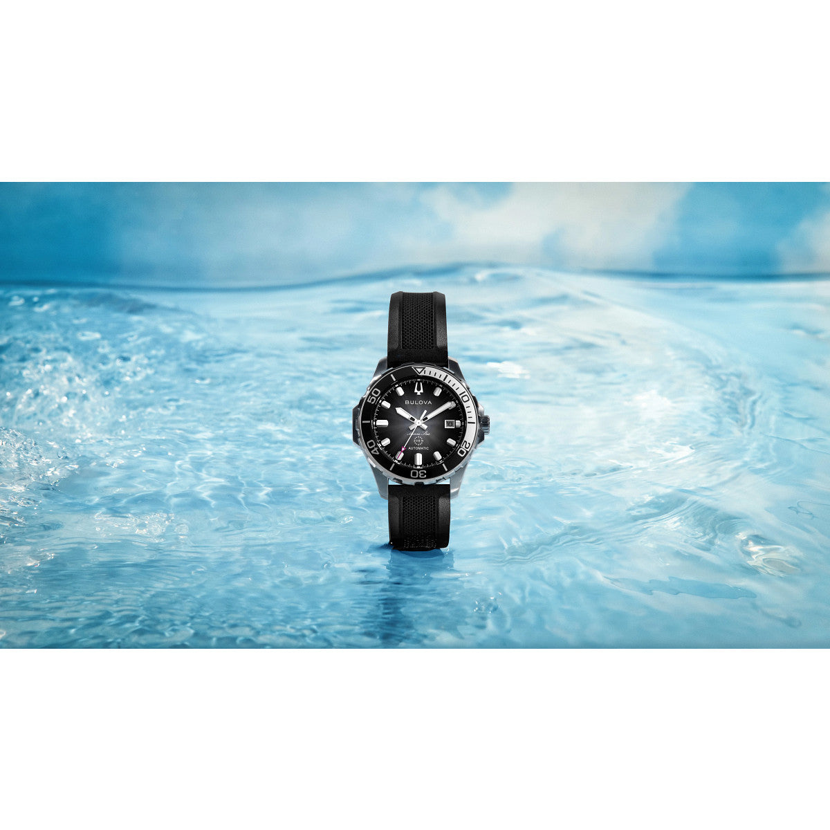 Bulova Marine Star 98B465, 41mm dial stainless steel, Mens