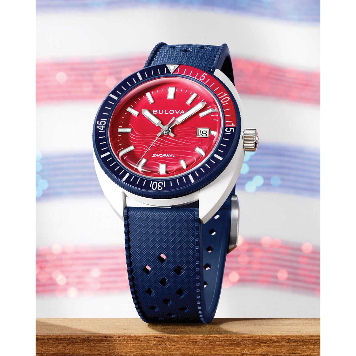Bulova Snorkel 98B474, 41mm dial hybrid-ceramic, Mens