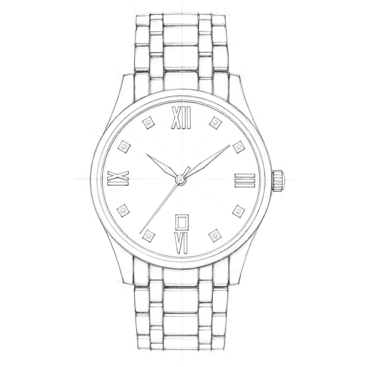 Bulova Sutton 98D130 40mm Blue Dial Stainless Steel Bracelet 98D130