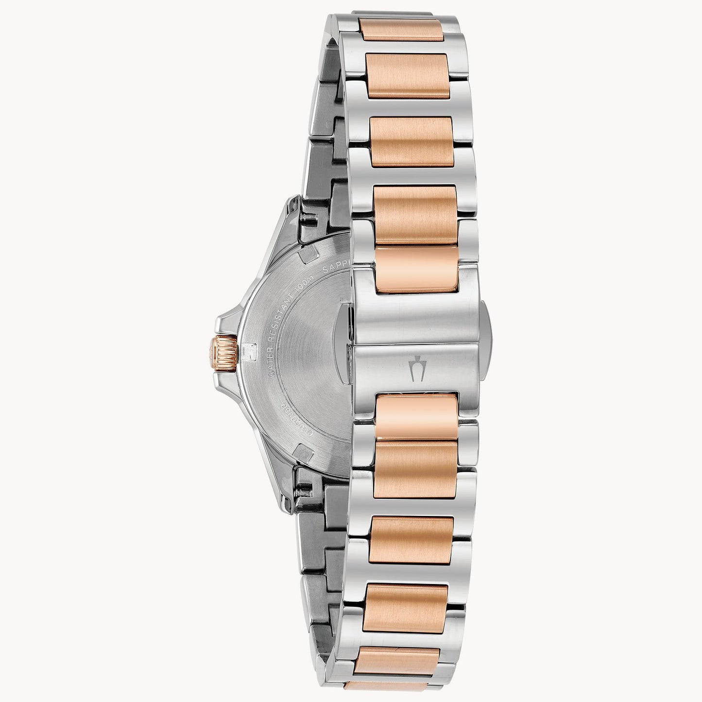 Bulova Ladies Marine Star Rose tone with Diamond dial 98R234