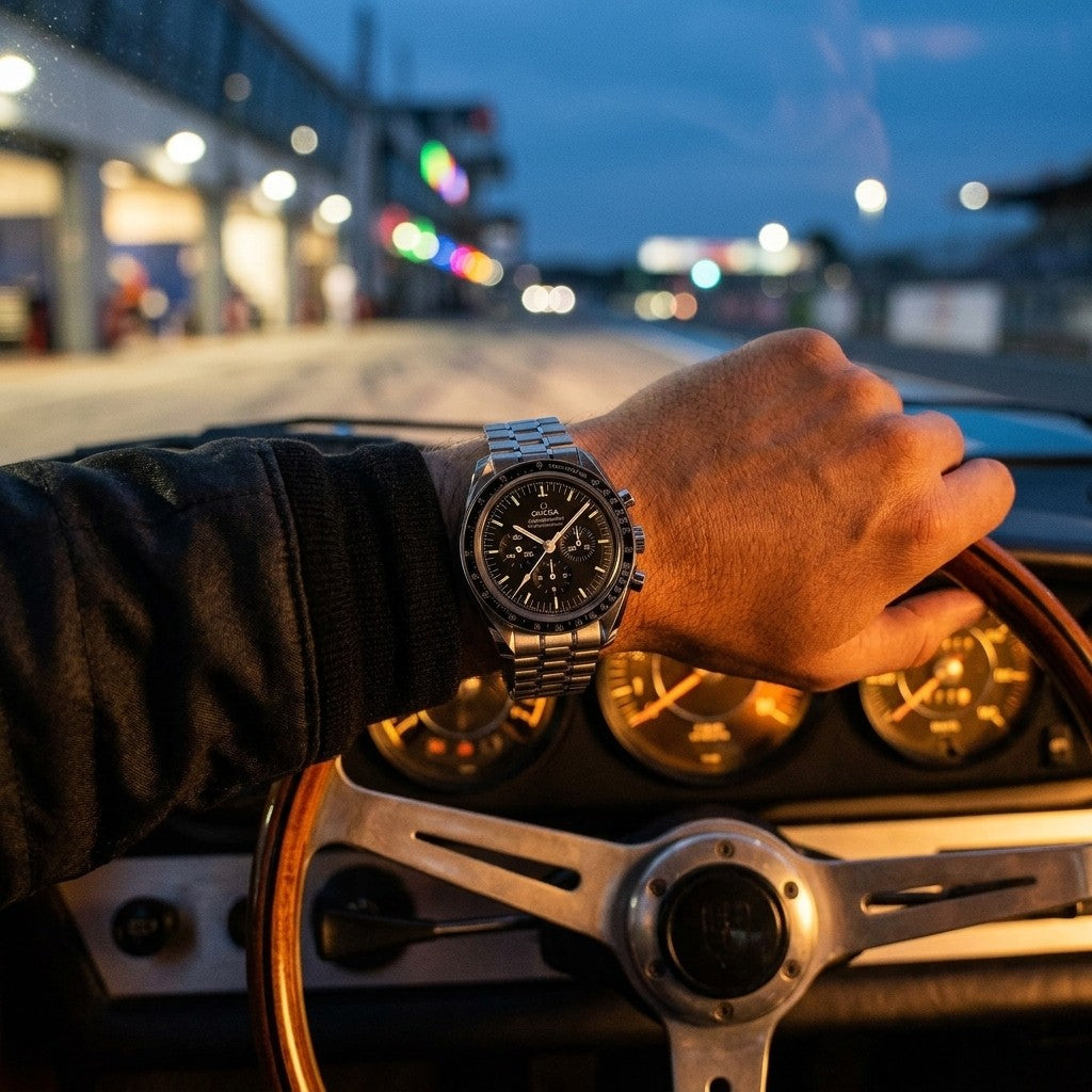 Omega Speedmaster Moonwatch Professional 42 mm — Steel on Steel (310.30.42.50.01.002) — lifestyle