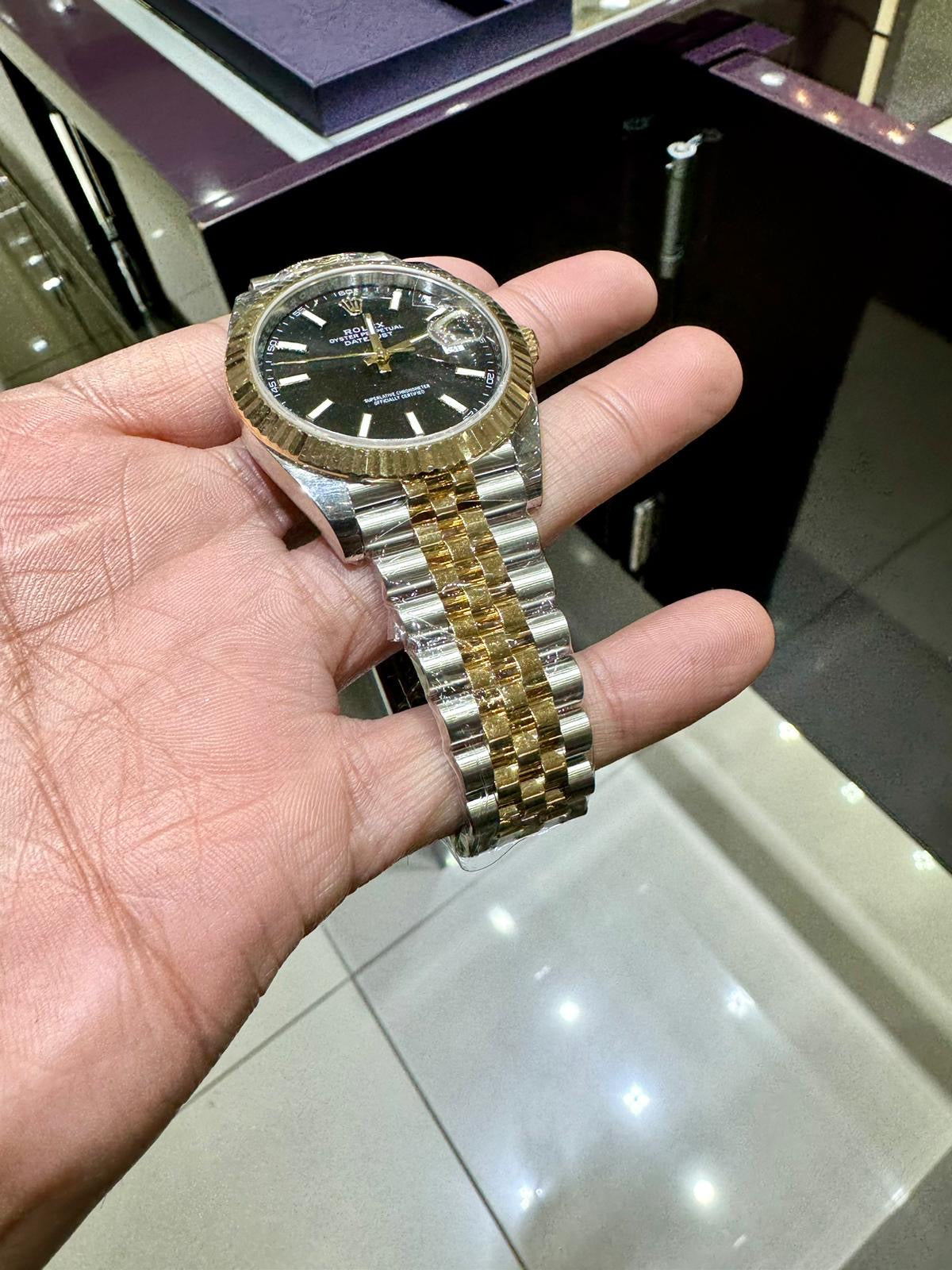 Rolex Datejust 41mm Yellow Gold and Steel 126333