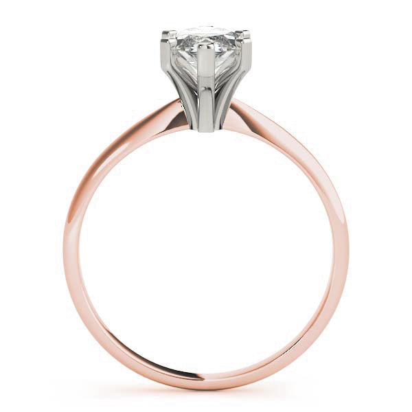 Solitaire Marquise Shape Engagement Ring