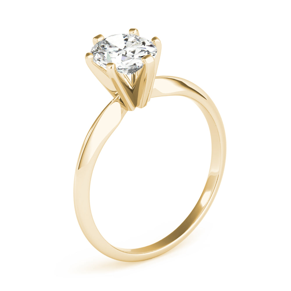 Solitaire Oval Shape Engagement Ring