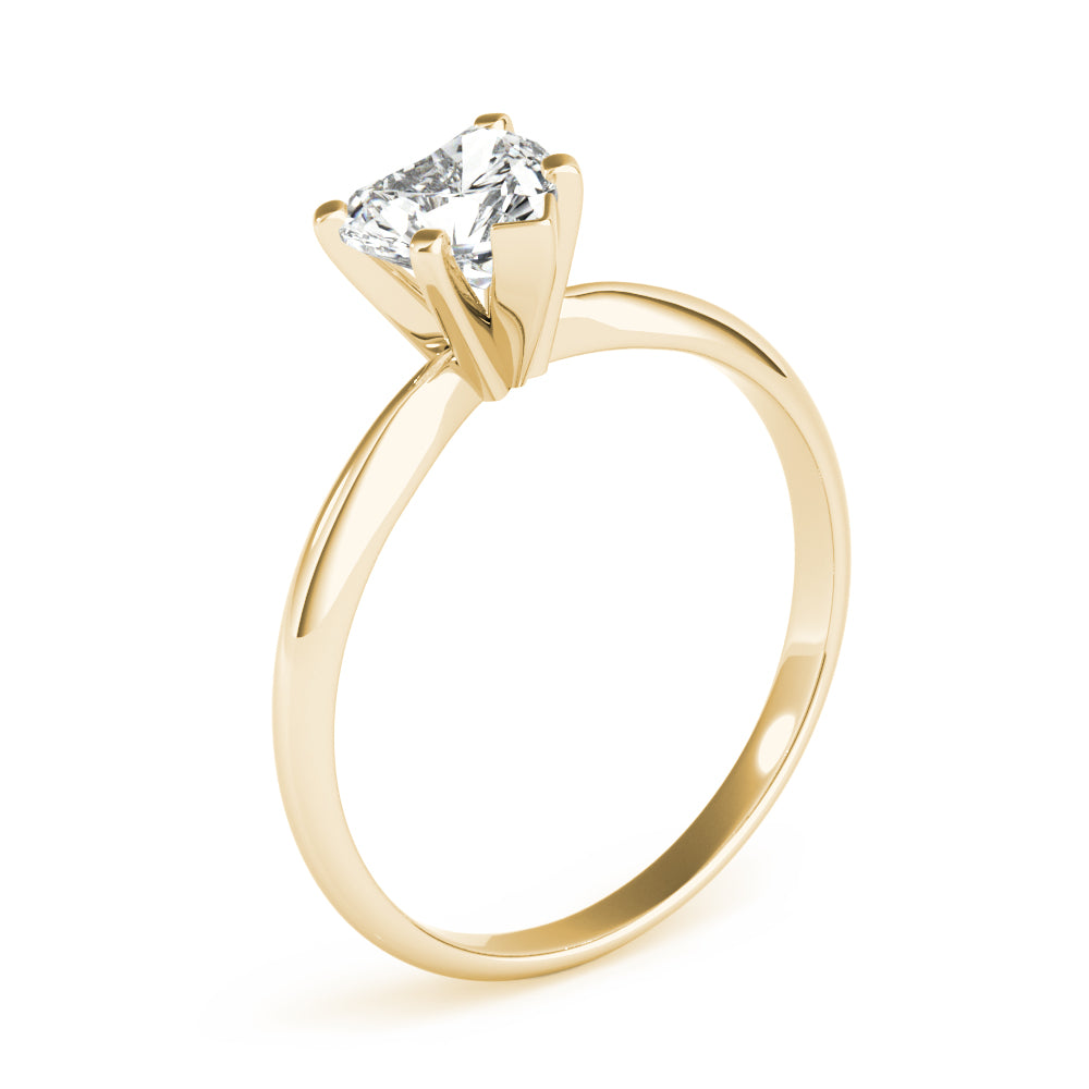 Solitaire Heart Shape Engagement Ring