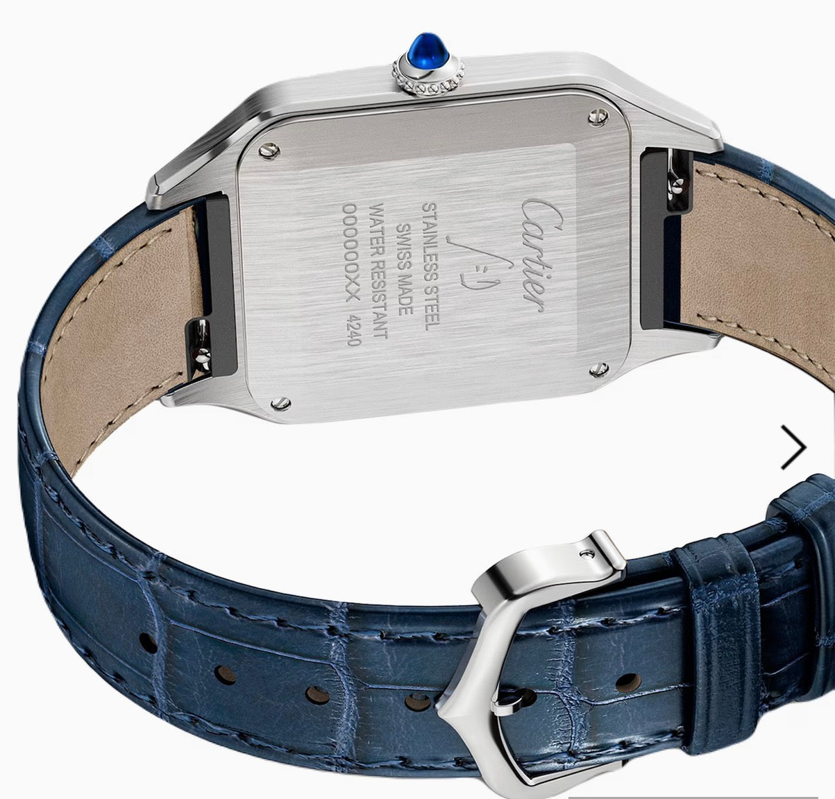 Cartier Santos-Dumont Large Stainless Steel Watch – WSSA0085