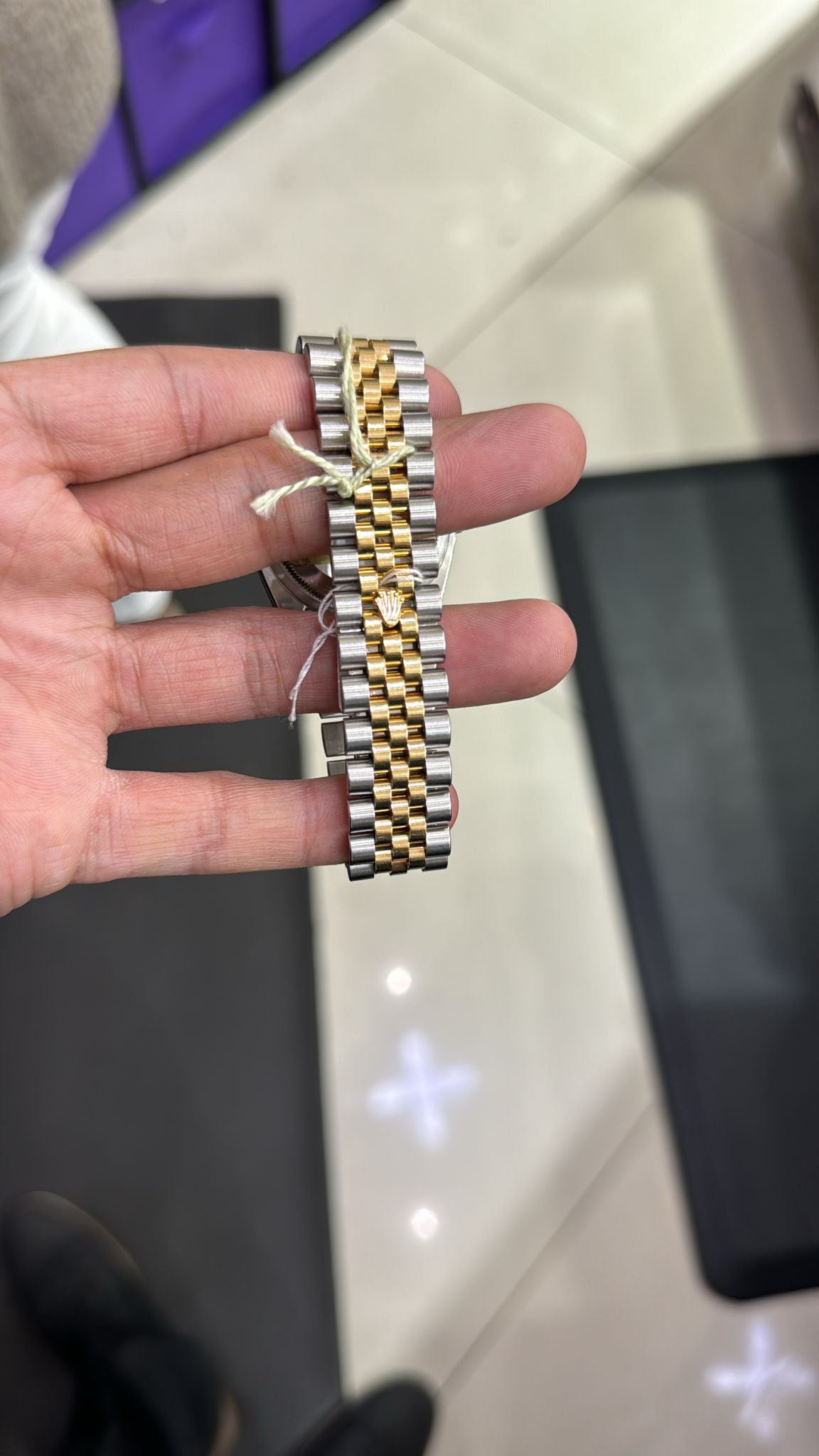 Two tone jubilee bracelet 18k/ss rolex – Monica Jewelers