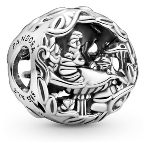 Disney Alice in Wonderland Cheshire Cat and Absolem Caterpillar Charm