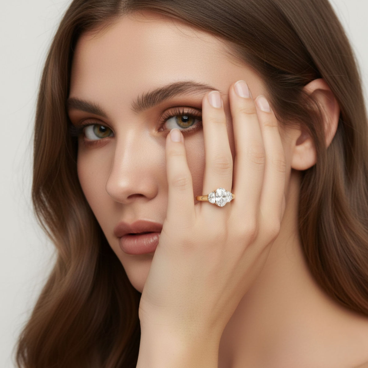 3 STONE ENGAGEMENT RING