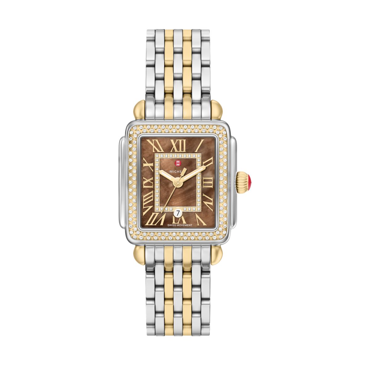 Michele Deco Madison Mid watch dial