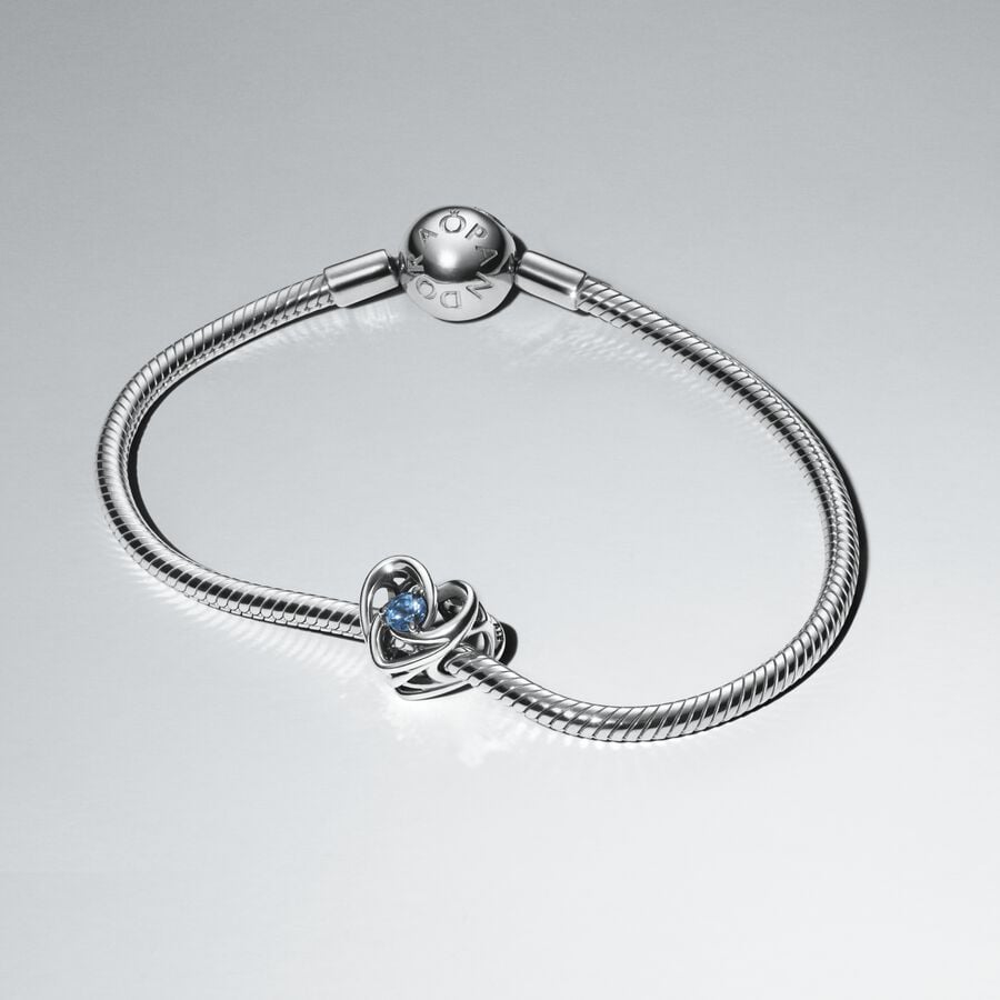 Entwined Heart & Stones Charm