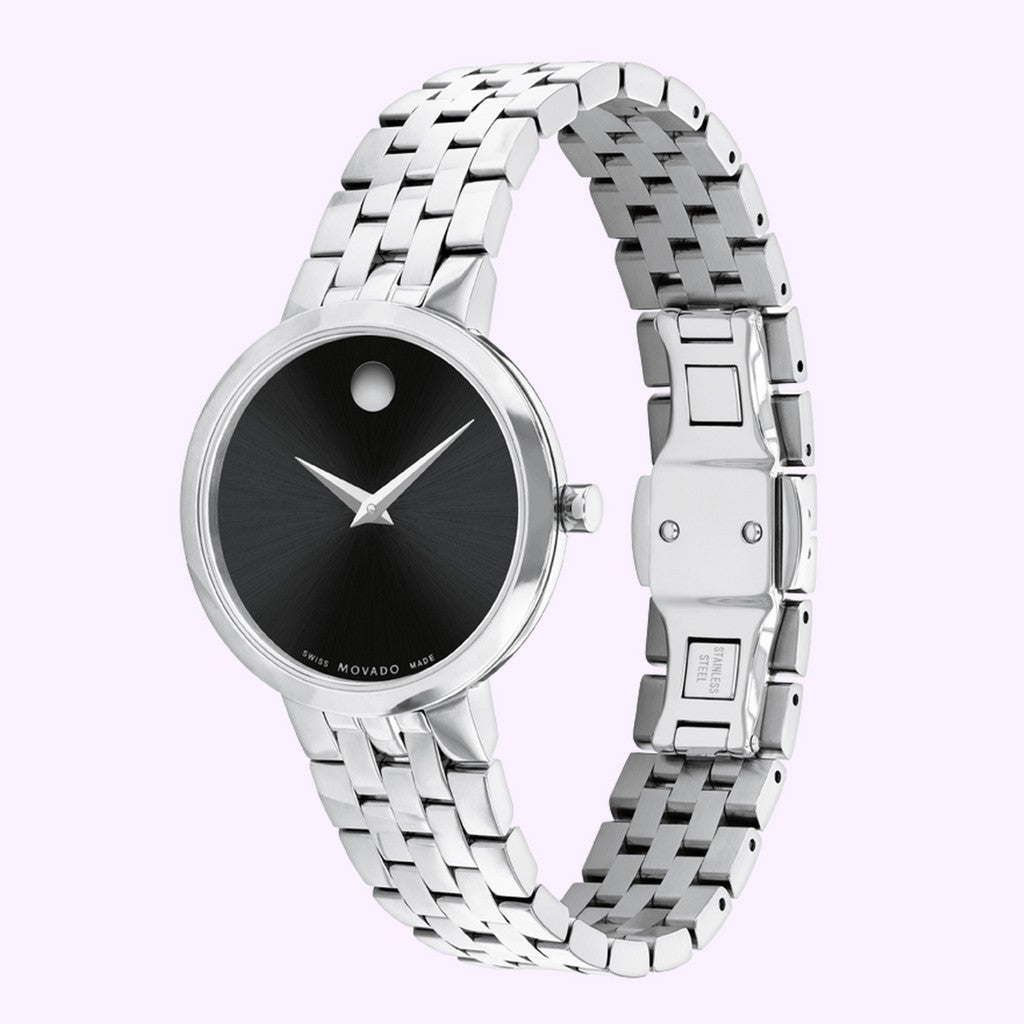 Movado Ladies Stainless Steel Museum Classic Watch 0607813