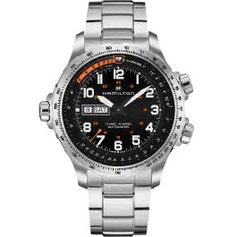 Hamilton Khaki Aviation X-Wind Day Date Auto - Dial color:Black - H77755133