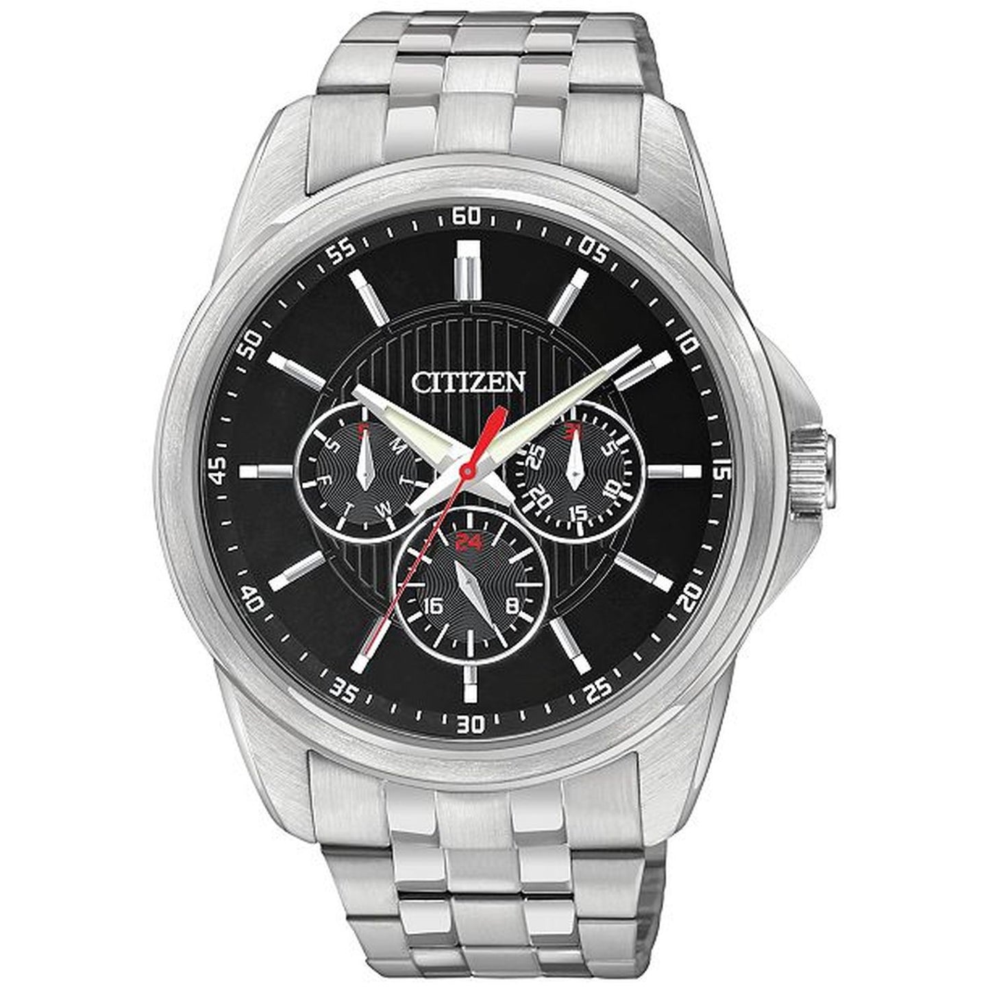 Citizen QTZ Black SS Chrono AG834058E