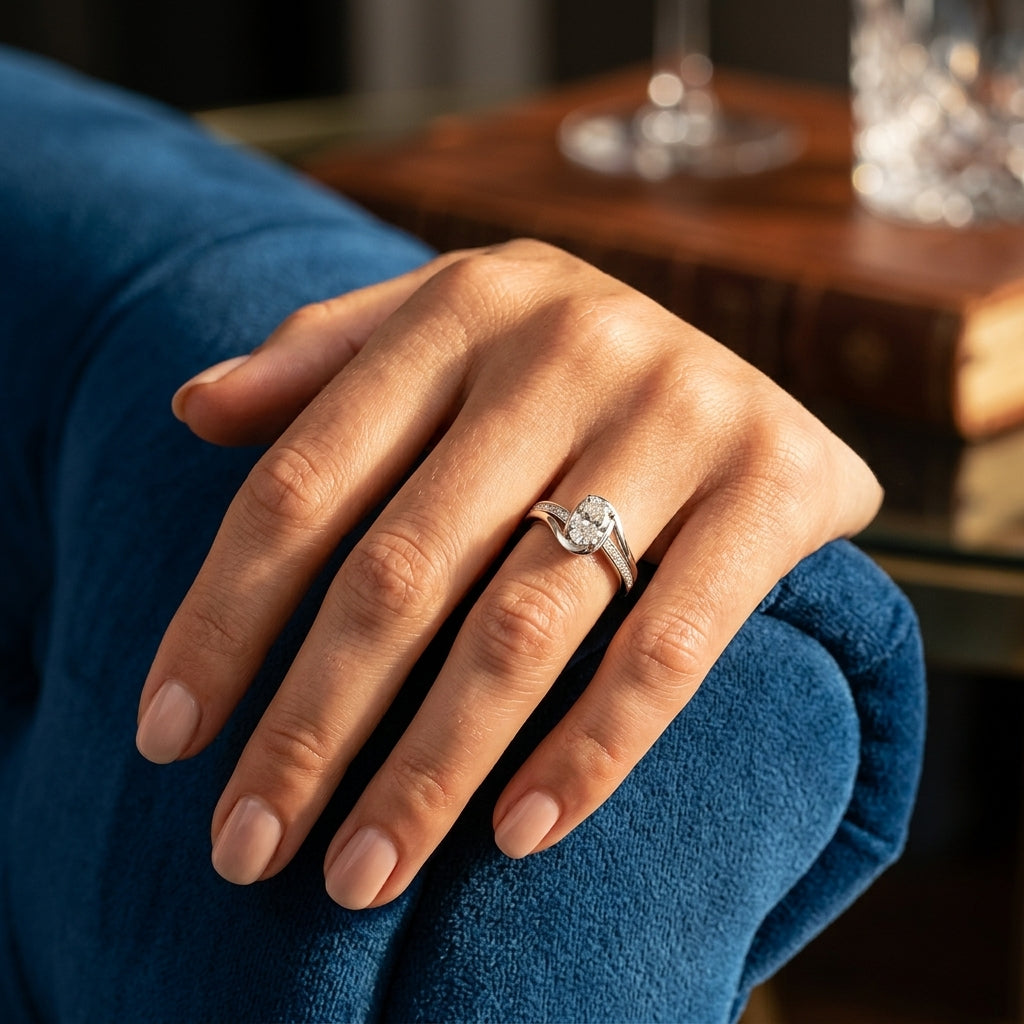 OVAL FASHION RING - worn lifestyle photo