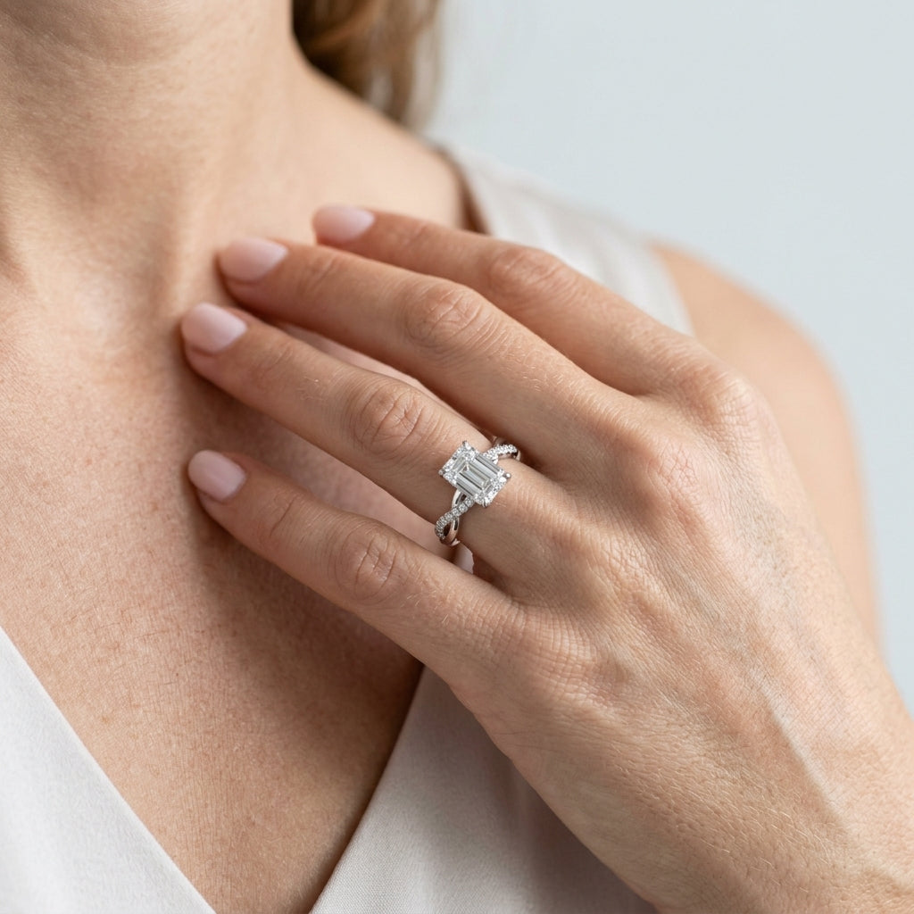 ENGAGEMENT RINGS EC CENTER - worn lifestyle photo