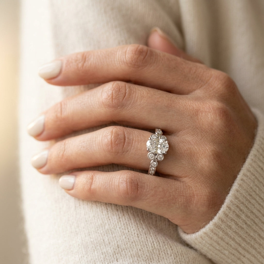 OVAL FASHION RING - worn lifestyle photo