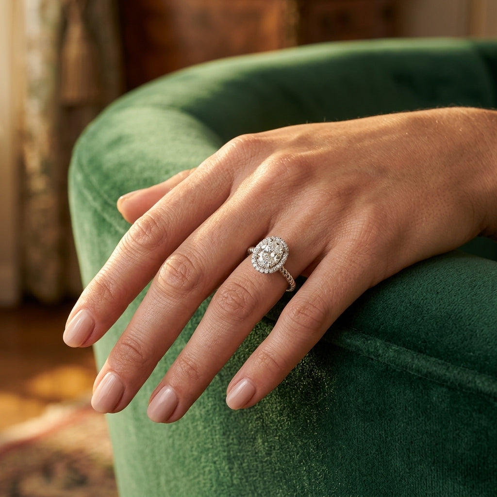 COLOR RINGS OVAL - worn lifestyle photo