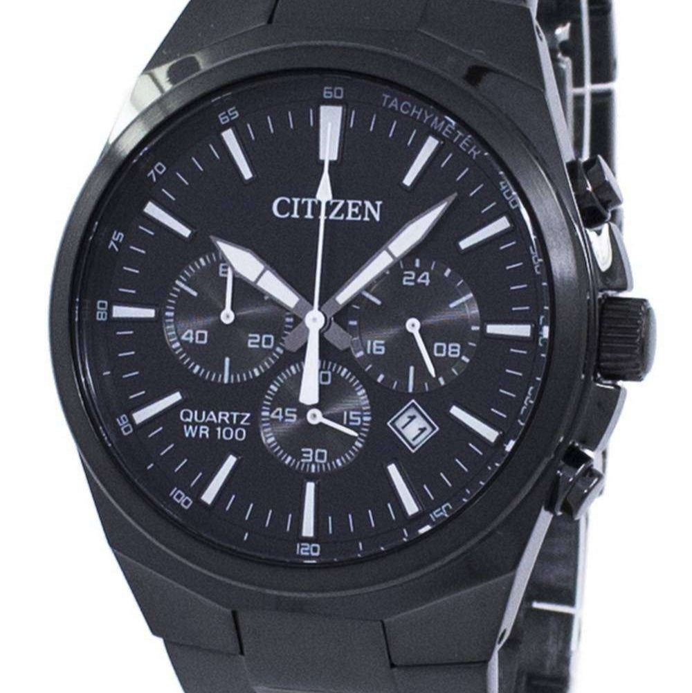 Citizen Blk Quartz Chrono AN817555E