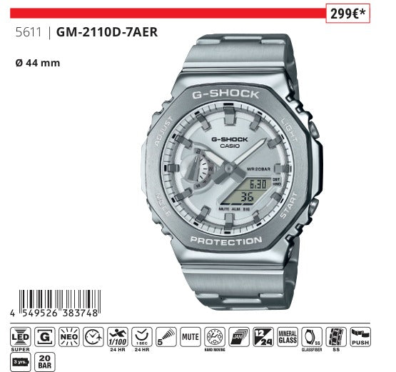 Casio G-Shock GM-2110D-7A