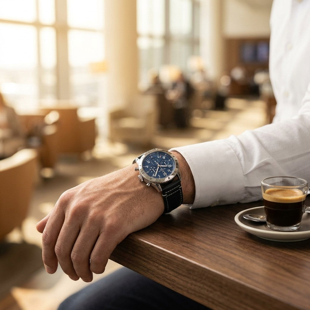 Super AVI B04 Chronograph GMT 46 — lifestyle