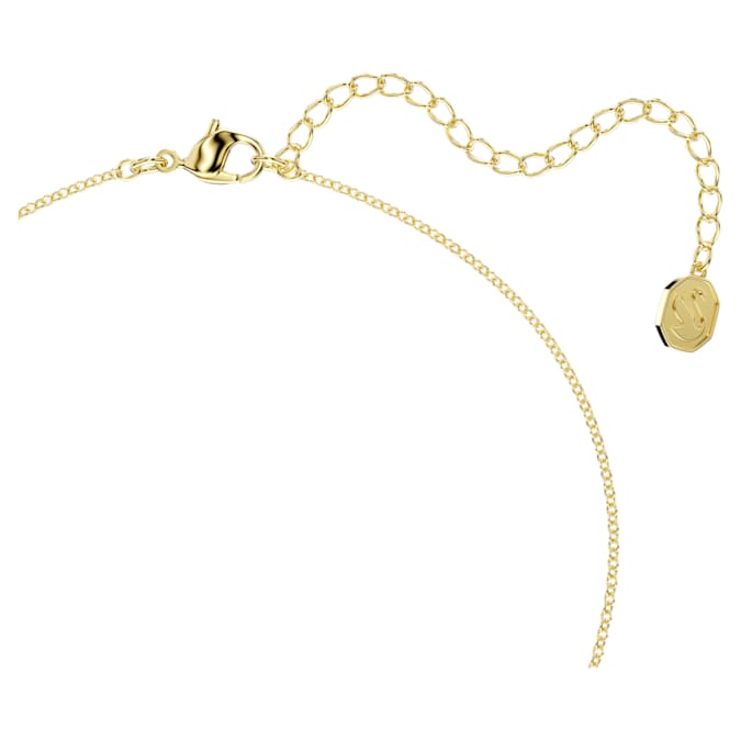 Dextera pendant White, Gold-tone plated