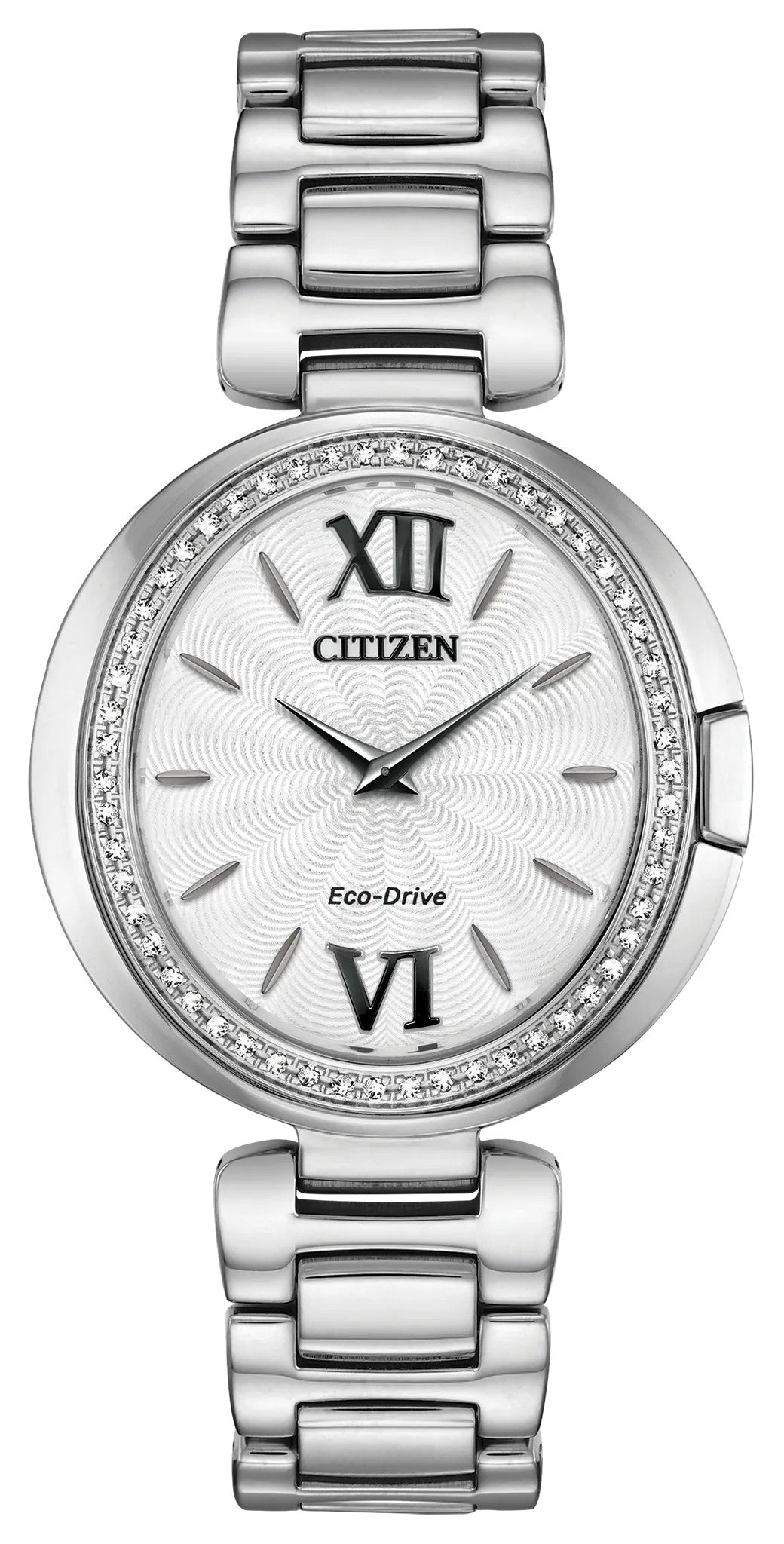 Citizen Capella Ladies Eco-Drive Silver Stainless Steel Watch EX150052A