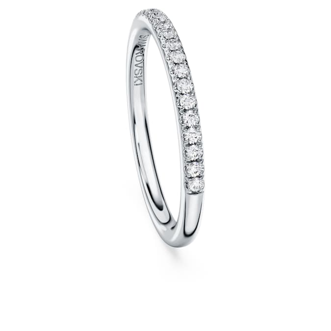 Eternity band ring Lab-grown diamonds 0.2 ct tw, Round shape, 14K white gold